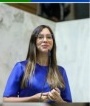 Fabiana Bolsonaro trabalhando